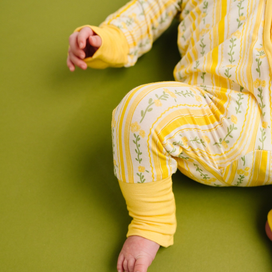 Sunny Meadow Stripe Sleeper - Little One Shop