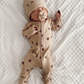 Oatmeal Pinecone Zipper Footie - L'ovedbaby