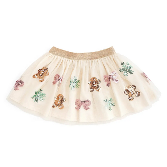 Gingerbread Sequin Tutu Skirt - Sweet Wink