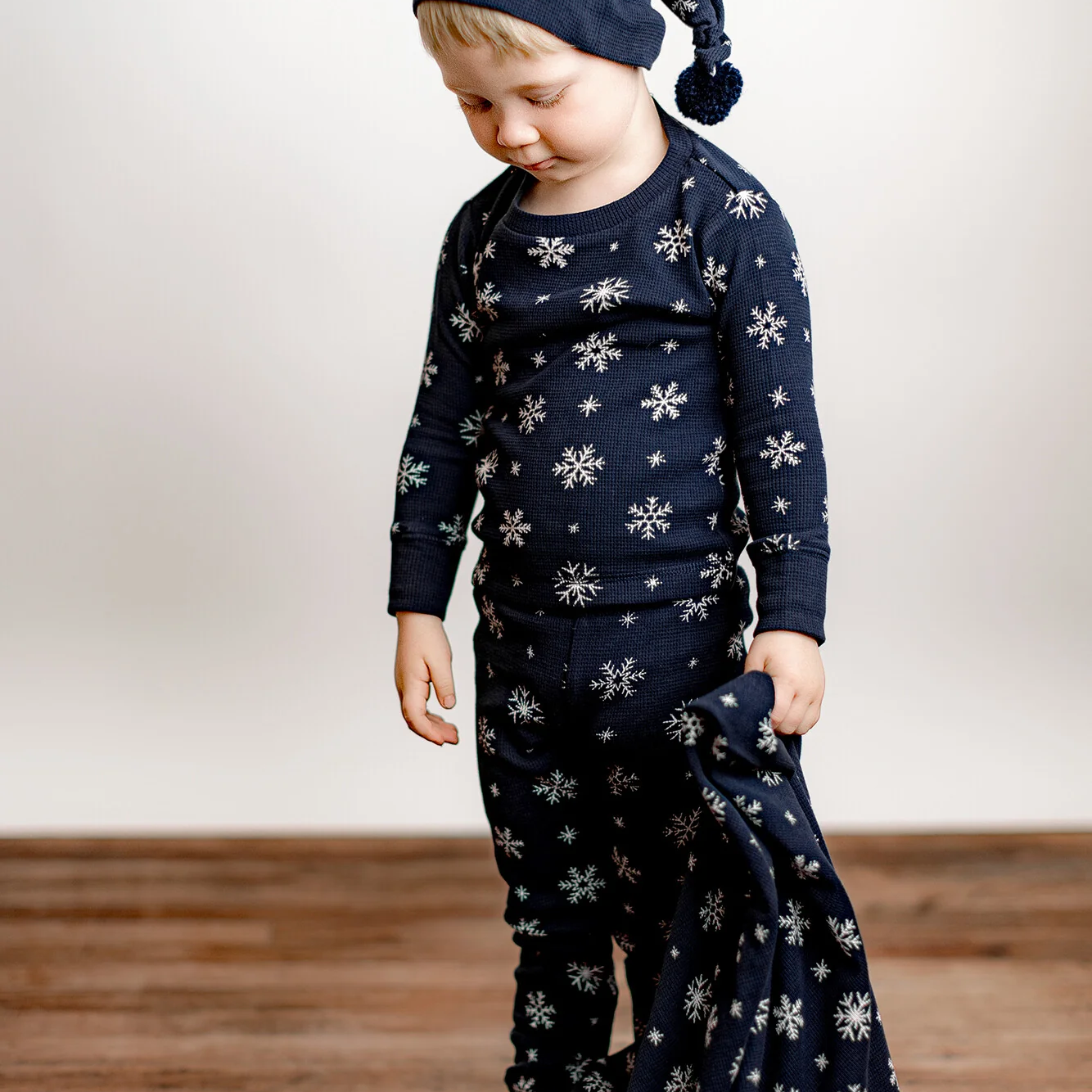 Snowy Night Holiday Thermal Set - L'ovedbaby