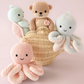 Baby Coral Pink Octopus - Cuddle + Kind