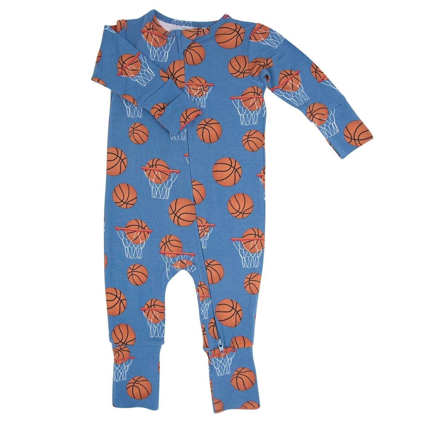Basketball Hoops Convertible Romper - Sweet Bamboo