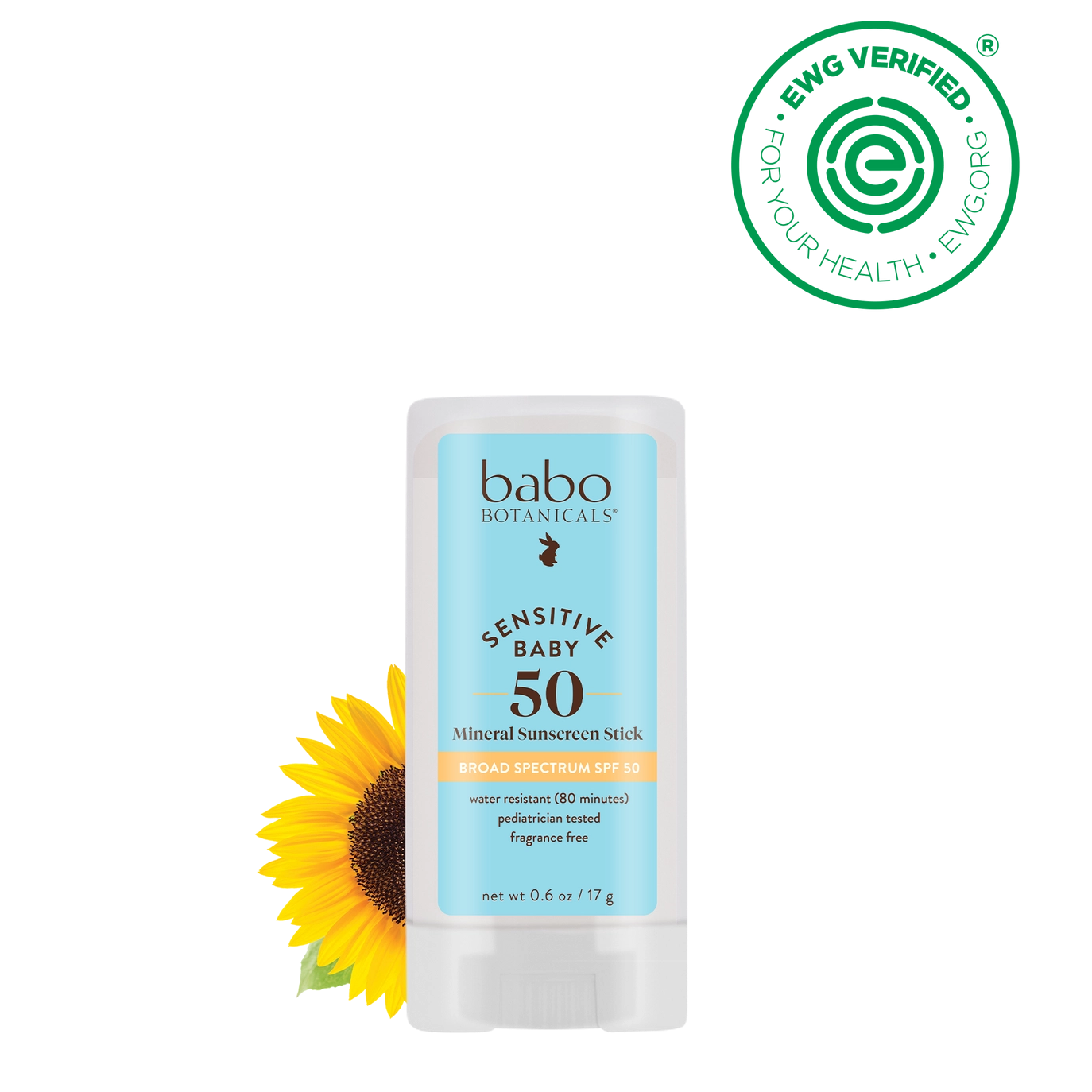 Sensitive Mineral Sunscreen Stick - Babo Botancials