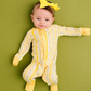 Sunny Meadow Stripe Sleeper - Little One Shop