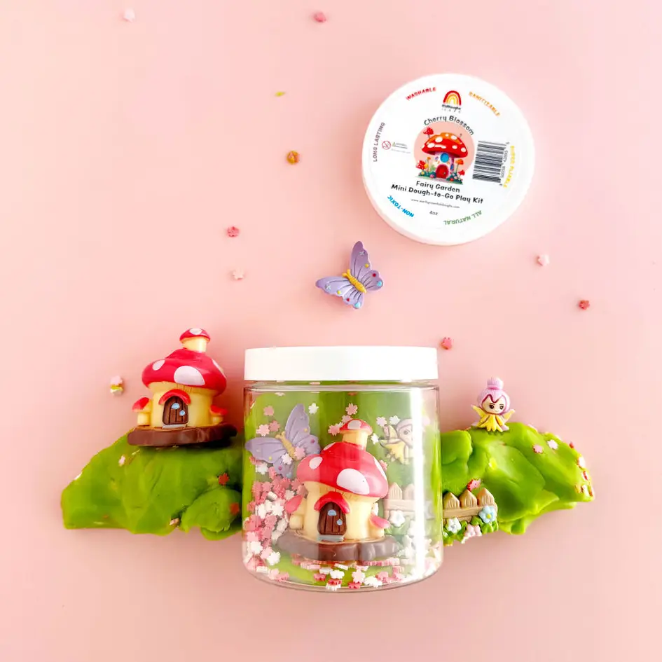 Fairy Garden Mini Dough-To-Go - Earth Grown Kids Dough