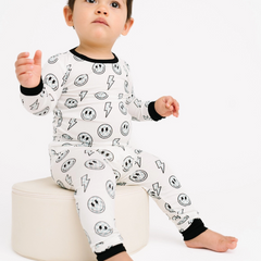 Electric Checkered Bamboo Set - Little One Shop