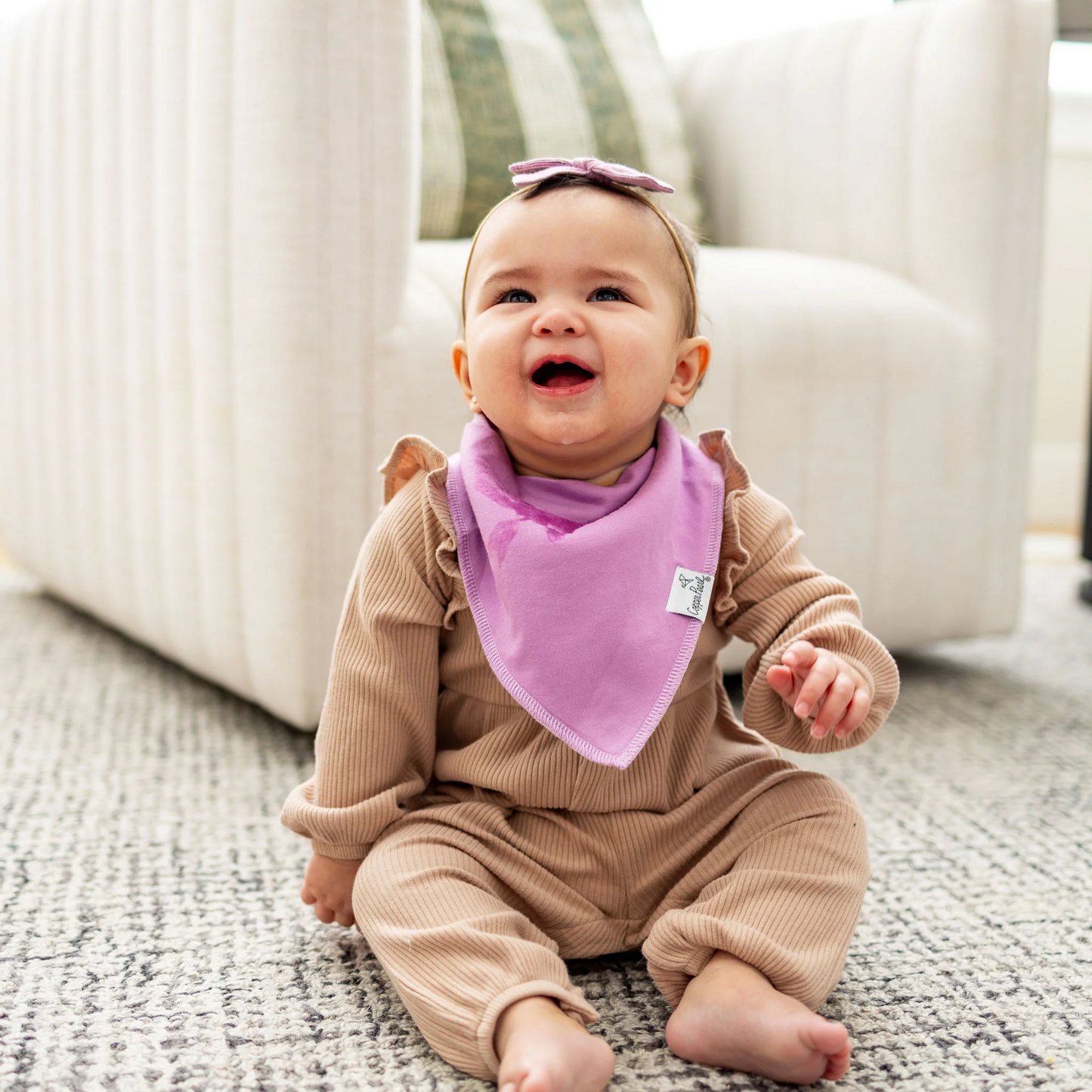 Flora Bandana Bib Set (4 pack) - Copper Pearl