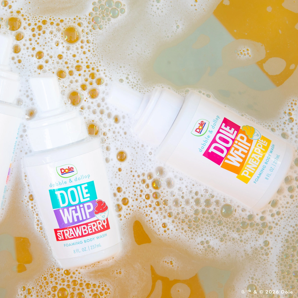 Dole Whip Strawberry Foaming Body Wash - Dabble & Dollop