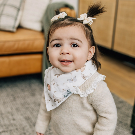 Flora Bandana Bib Set (4 pack) - Copper Pearl