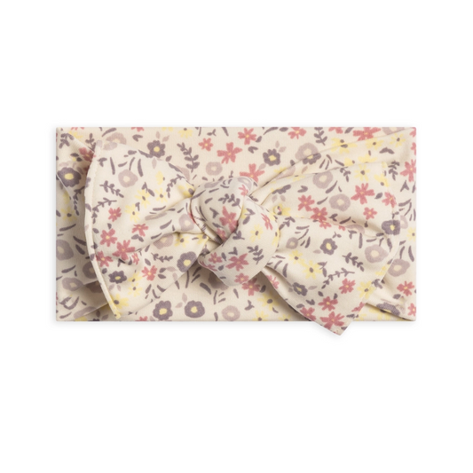Lilla Giada Floral Knot Bow Wrap - Colored Organics