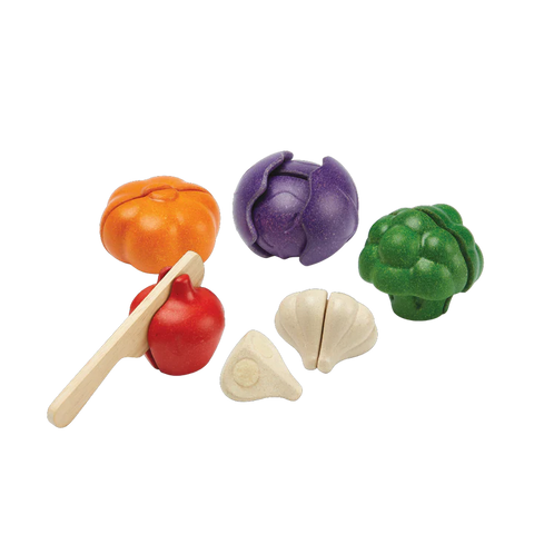 Veggie Set (5 color) - Plan Toys