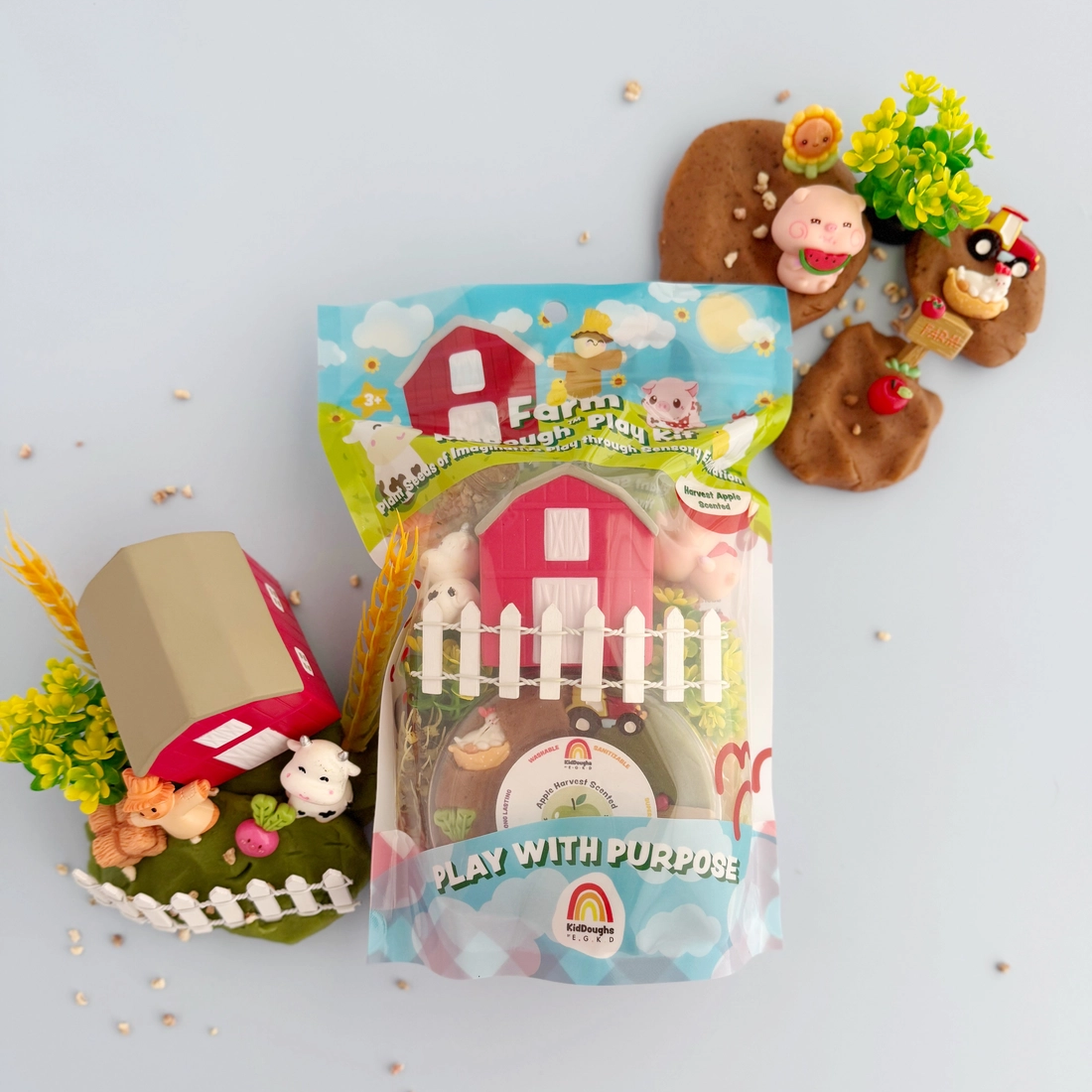 Farm Kiddough Kit - Earth Grown Kids Dough