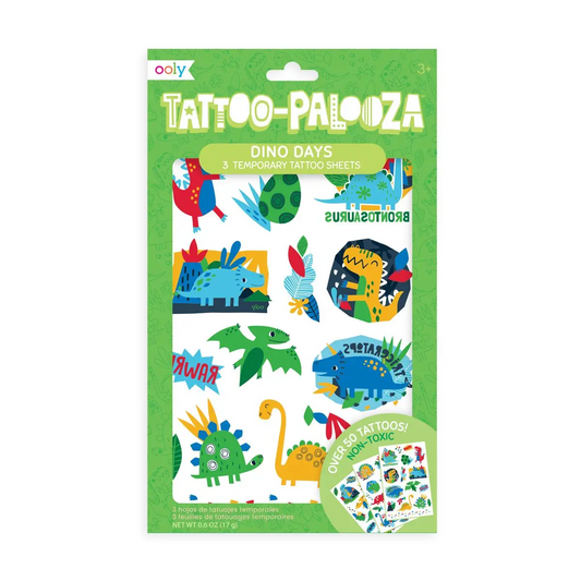 Dino Days Temporary Tattoos - OOLY