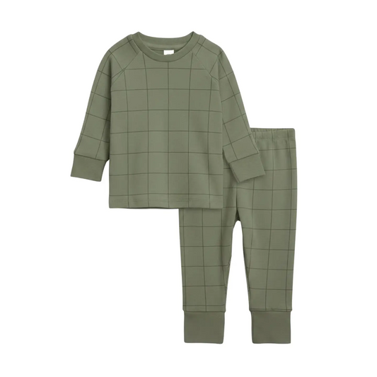 Basket Long Sleeve Jammies - Colored Organics