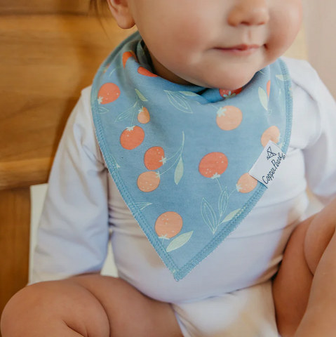 Clementine Bandana Bibs - Copper Pearl