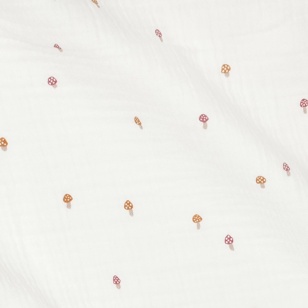 Mushroom Swaddle Blanket - Colored Organics