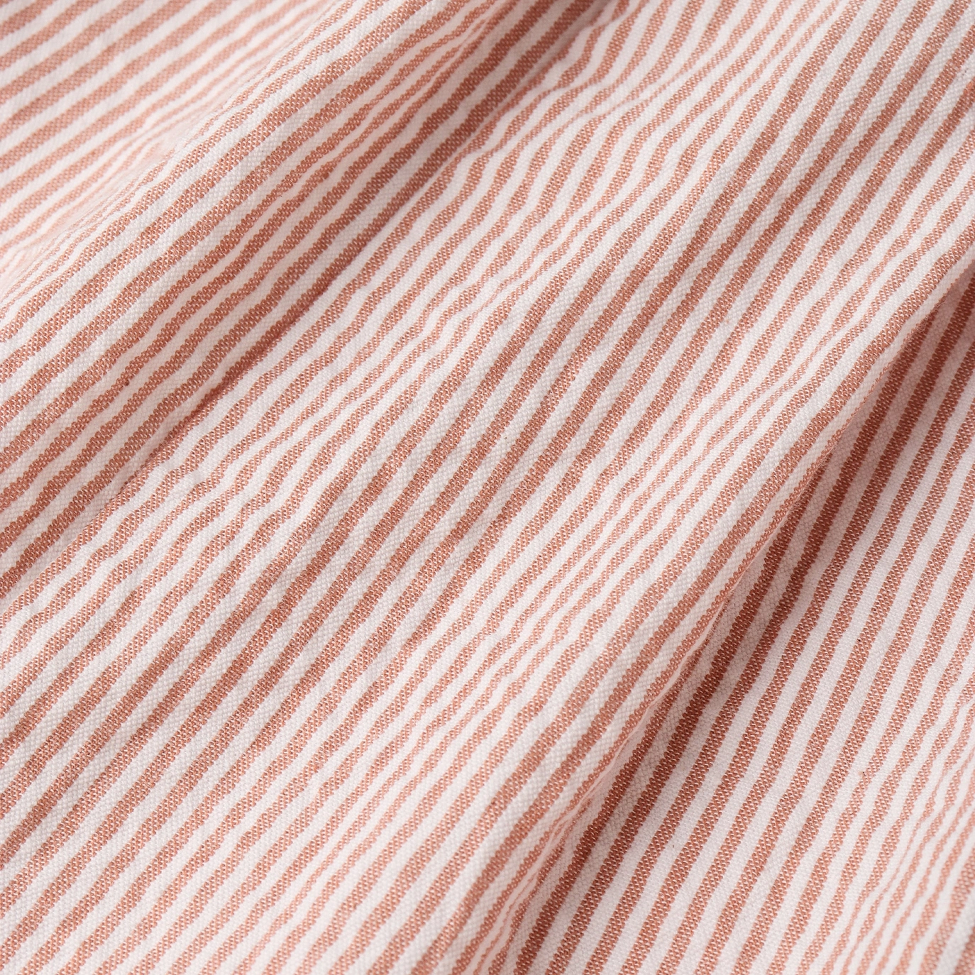 Coral Stripes Cross Back Dress - Makemake Organics