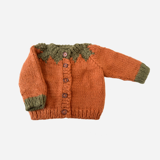 Pumpkin Cardigan - The Blueberry Hill
