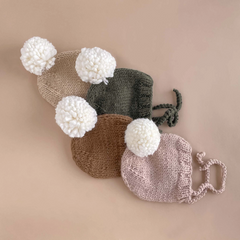 Walnut Ari Baby Bonnet - The Blueberry Hill