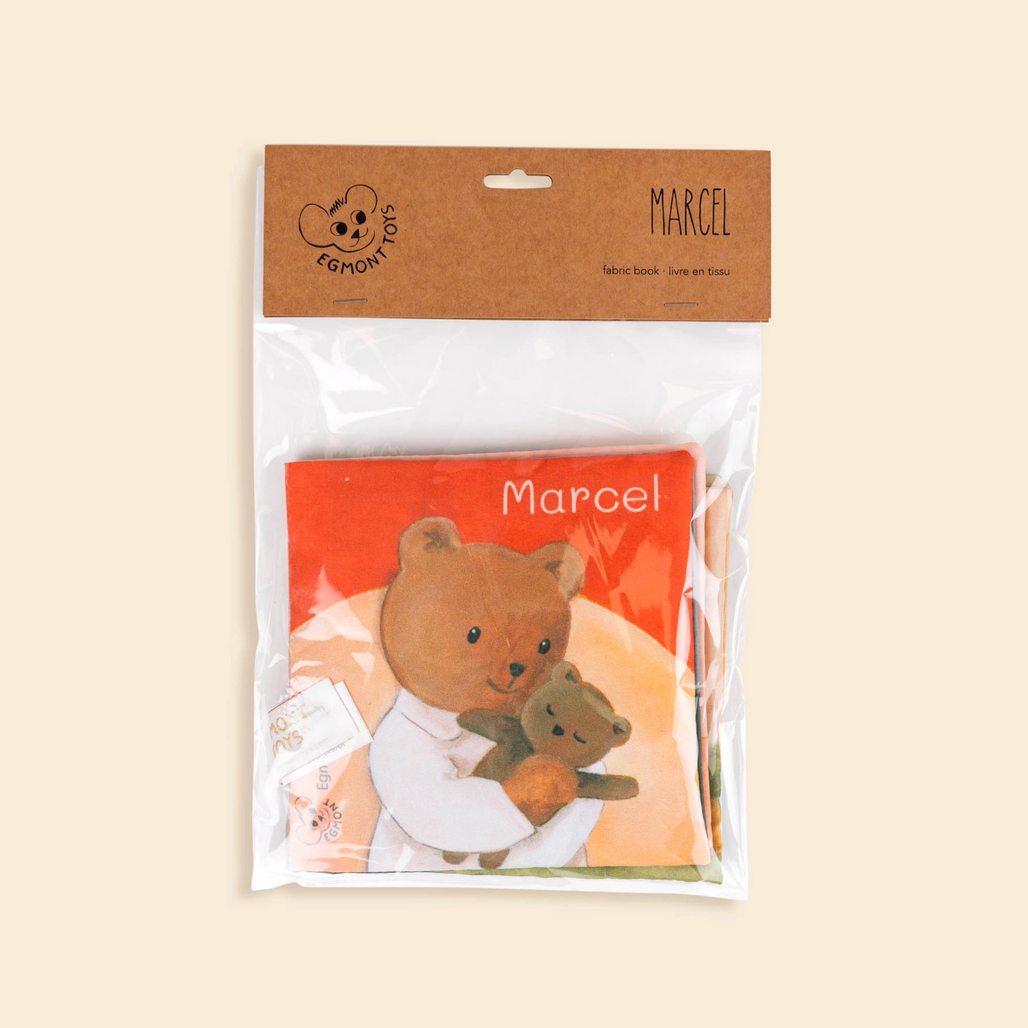 Marcel Bear Fabric Book - Egmont Toys