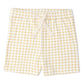 Dotty Gingham Collar Tee & Short Set - Makemake Organics