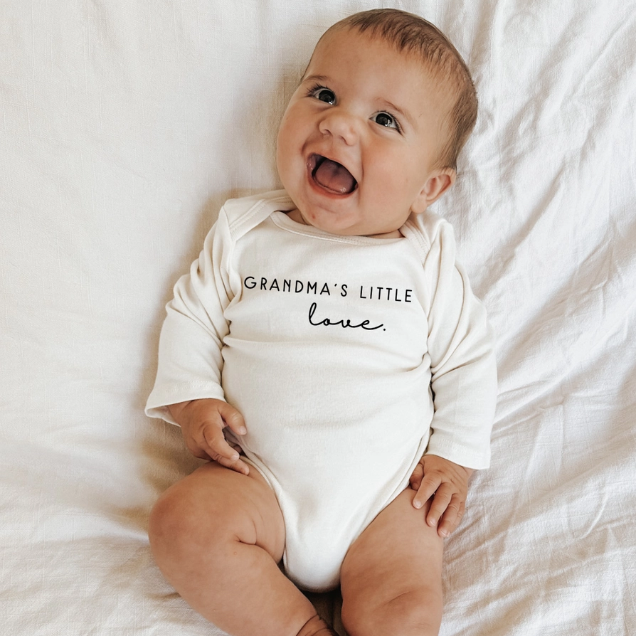 Grandma's Little Love Long Sleeve Bodysuit - Tenth & Pine