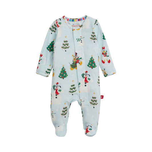 Snow Excited Mickey Footie - Magnetic Me