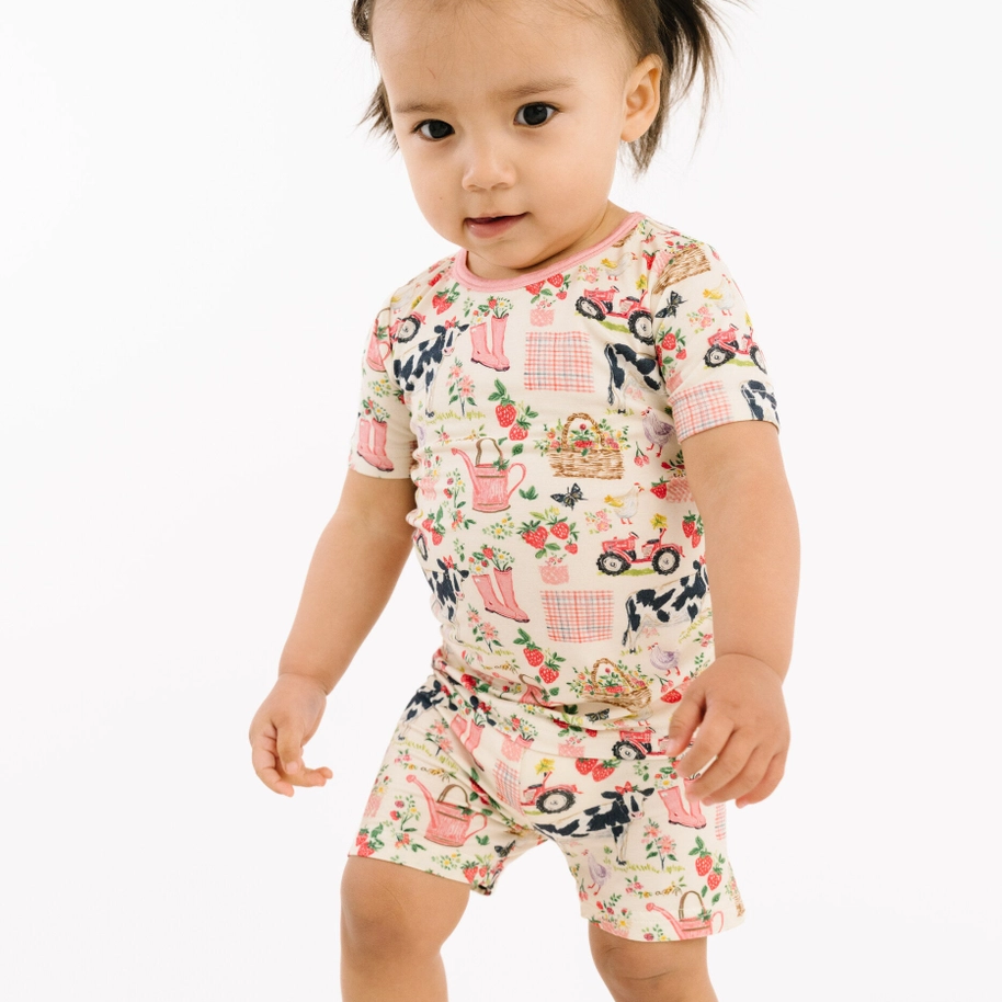Blooming Homestead Shorts Set - Little One Shop
