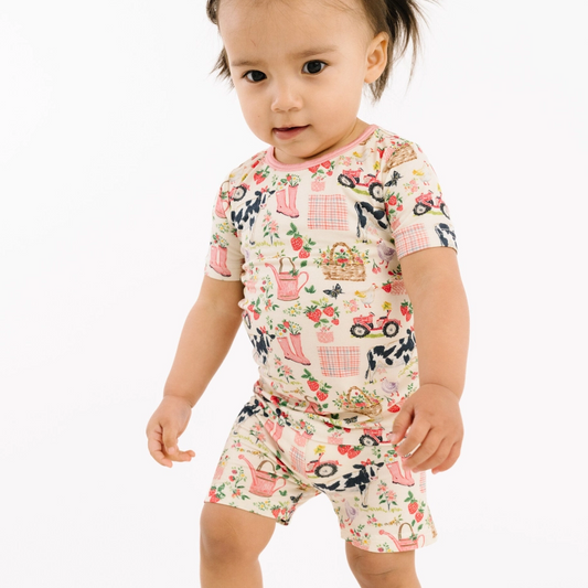 Blooming Homestead Shorts Set - Little One Shop