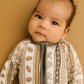 Touchdown Stripe Sleeper - Little One Shop