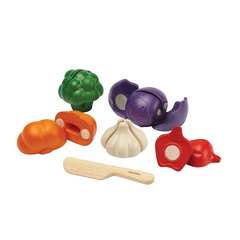 Veggie Set (5 color) - Plan Toys