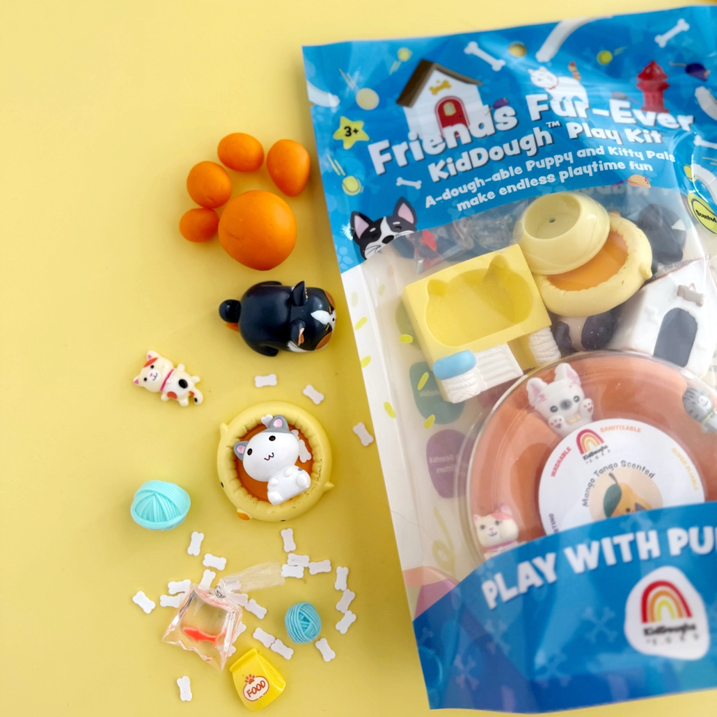 Friends Fur-Ever Kiddough Kit - Earth Grown Kids Dough