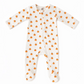 Pumpkin Pointelle Footie - SIIX Collection