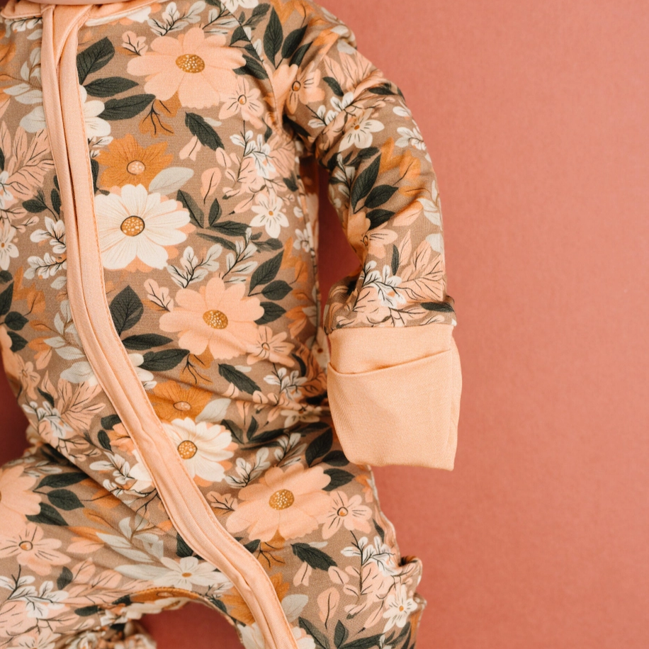 Autumn Bloom Bamboo Sleeper - Little One Shop