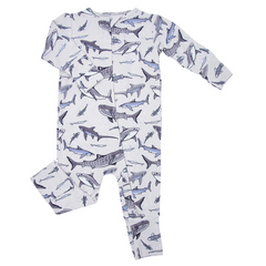 Sharks Convertible Romper - Sweet Bamboo