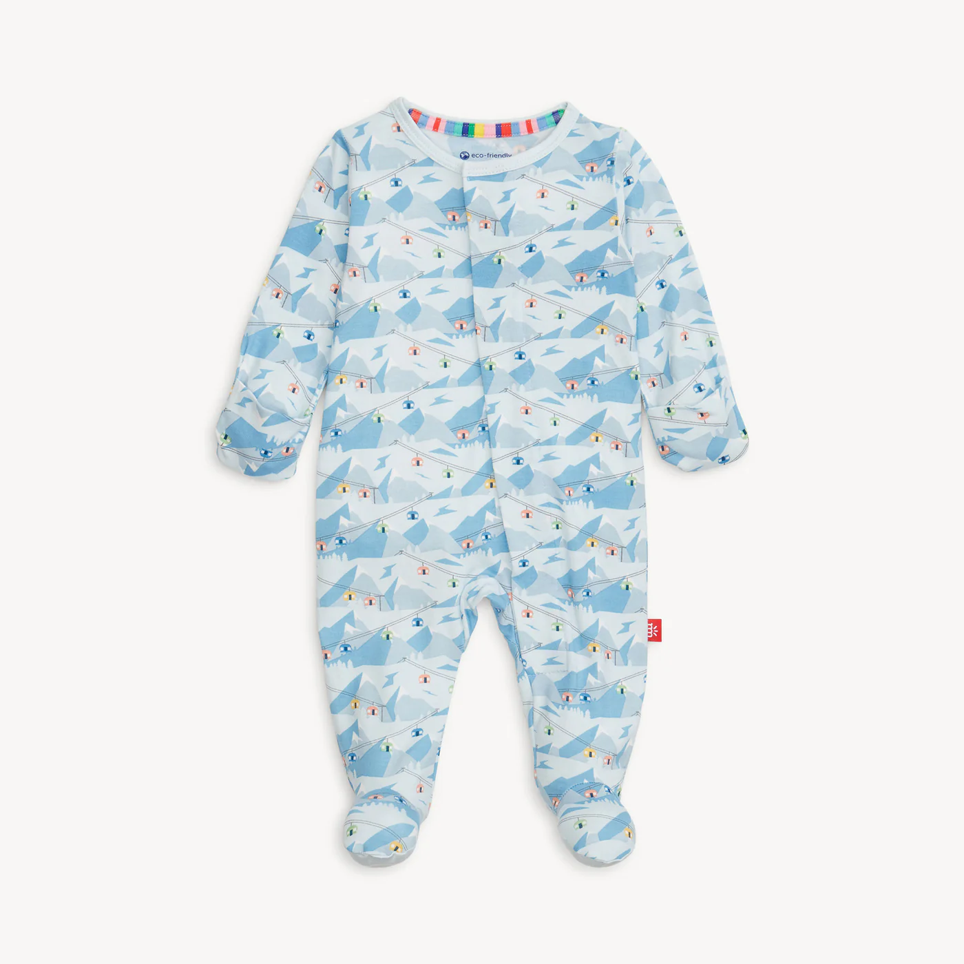 Blue Apres Chic Footie - Magnetic Me