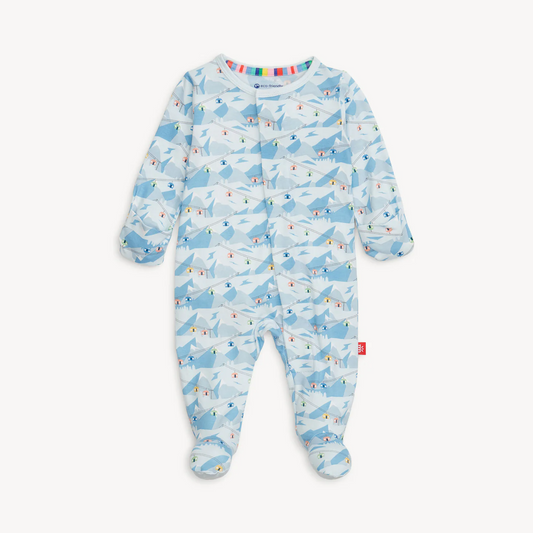 Blue Apres Chic Footie - Magnetic Me