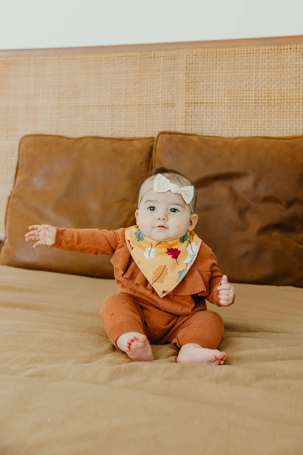 Karver Bandana Bib Set (4 pack) - Copper Pearl