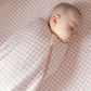 Pink Gingham Swaddle Sleep Sack - Gunamuna