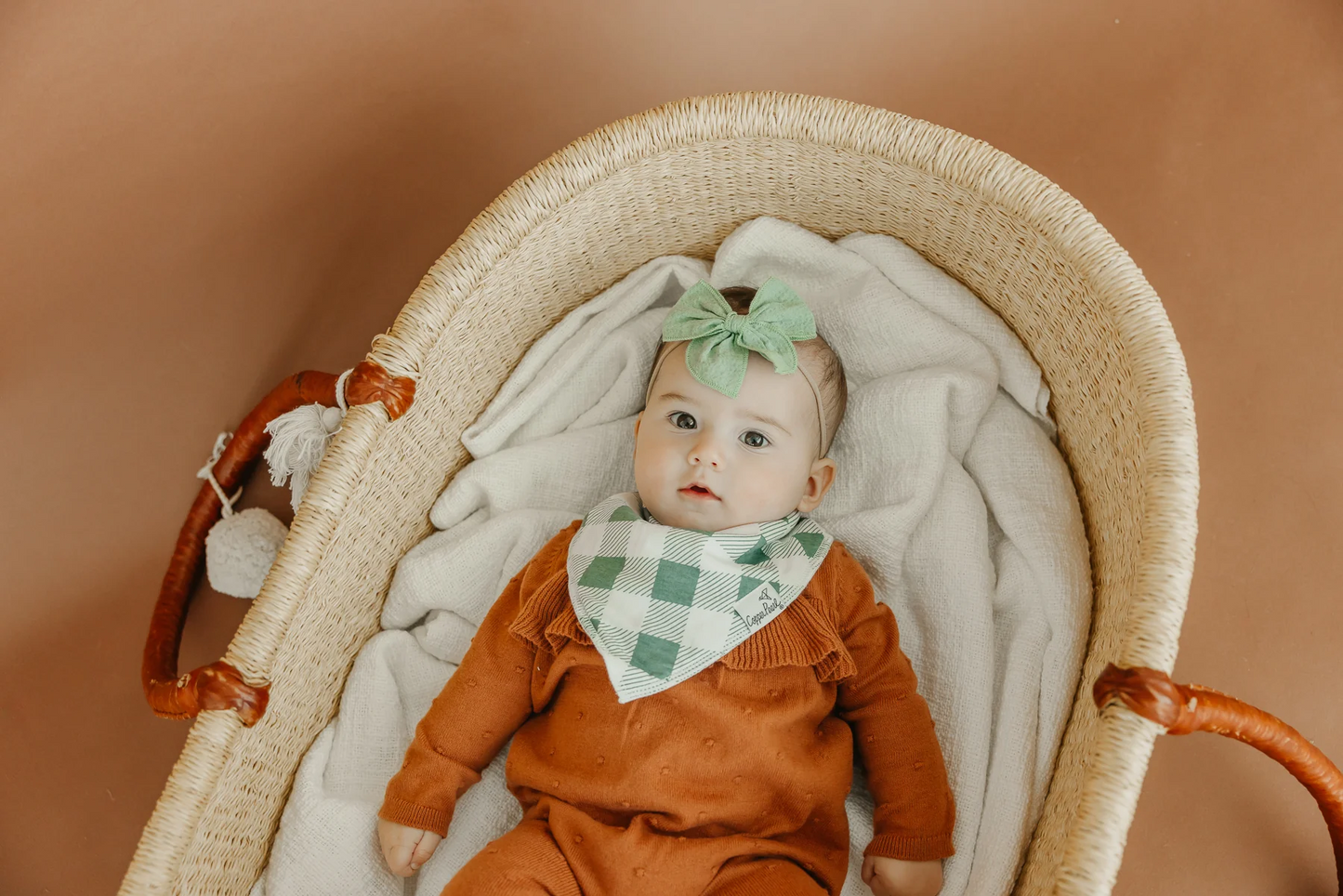 Karver Bandana Bib Set (4 pack) - Copper Pearl