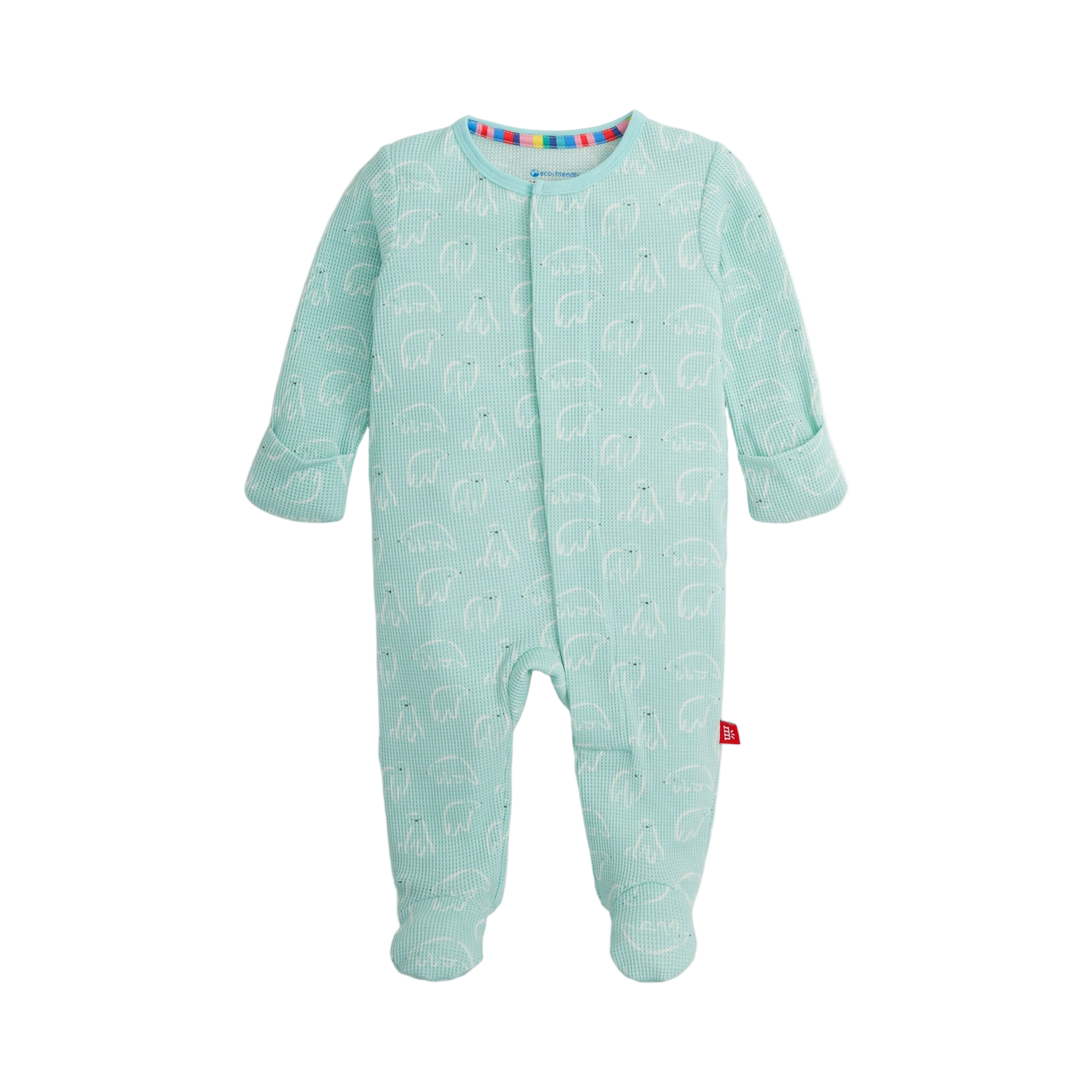 Blue Polaris Waffle Footie - Magnetic Me