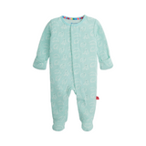 Blue Polaris Waffle Footie - Magnetic Me