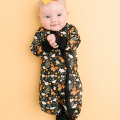 Monarch Floral Sleeper - Little One Shop