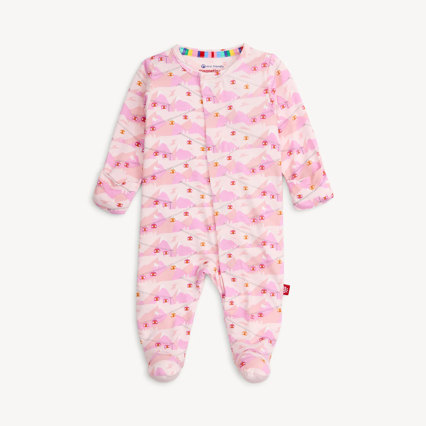 Pink Apres Chic Footie - Magnetic Me