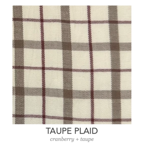 Taupe Plaid Earl Poplin Shirt - Kendi
