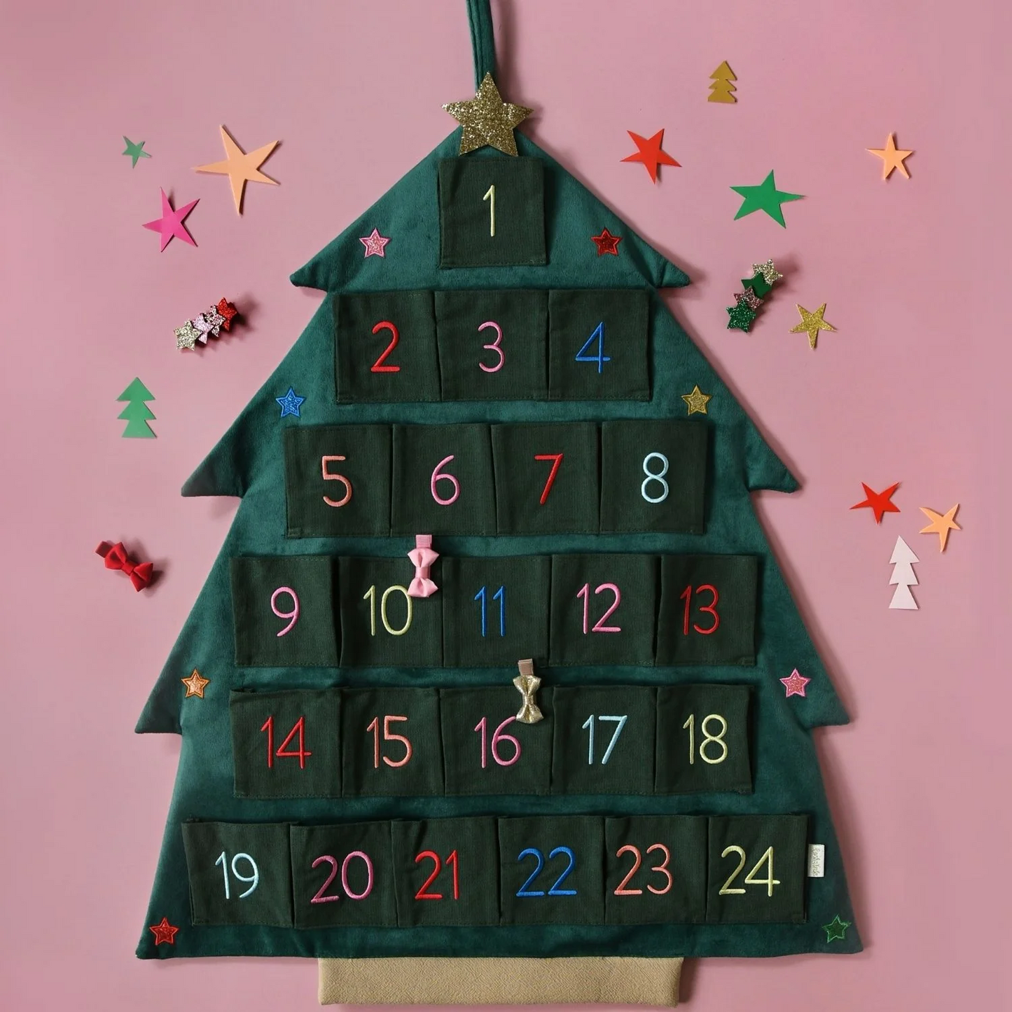 Christmas Tree Starry Advent Calendar - Rockahula