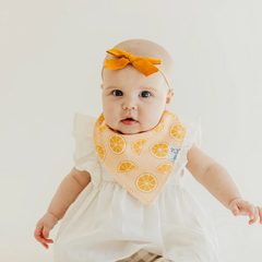 Clementine Bandana Bibs - Copper Pearl