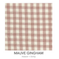 Mauve Gingham Dorothy Poplin Ruffle Set - Kendi