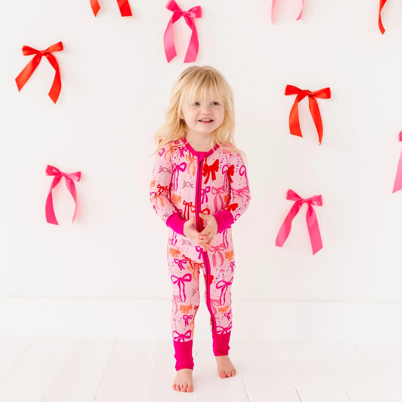 Little Bow Convertible Footie - Kiki & Lulu