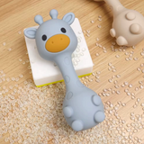 Giraffe Silicone Rattle - Three Hearts